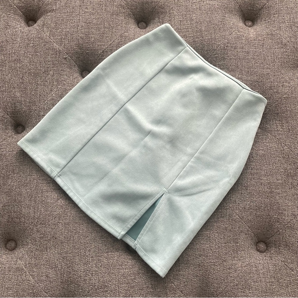 Windsor Faux Suede Mini Skirt